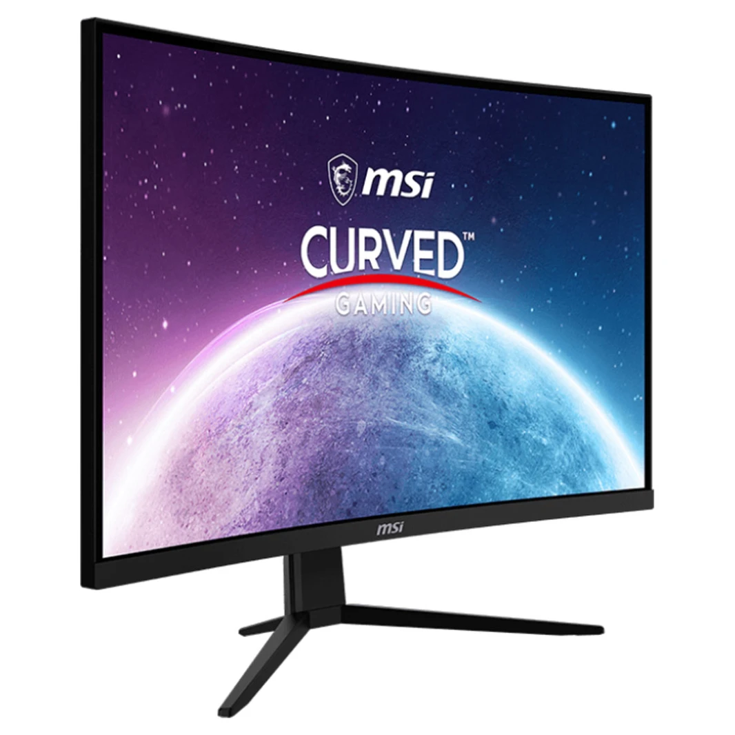 شاشة ألعاب منحنية MSI G273CQ مقاس 27 بوصة، بدقة 2560 × 1440 (QHD)، VA، 170 هرتز، FreeSync Premium، جاهزة لـ HDR، HDMI، Displayport، إمالة