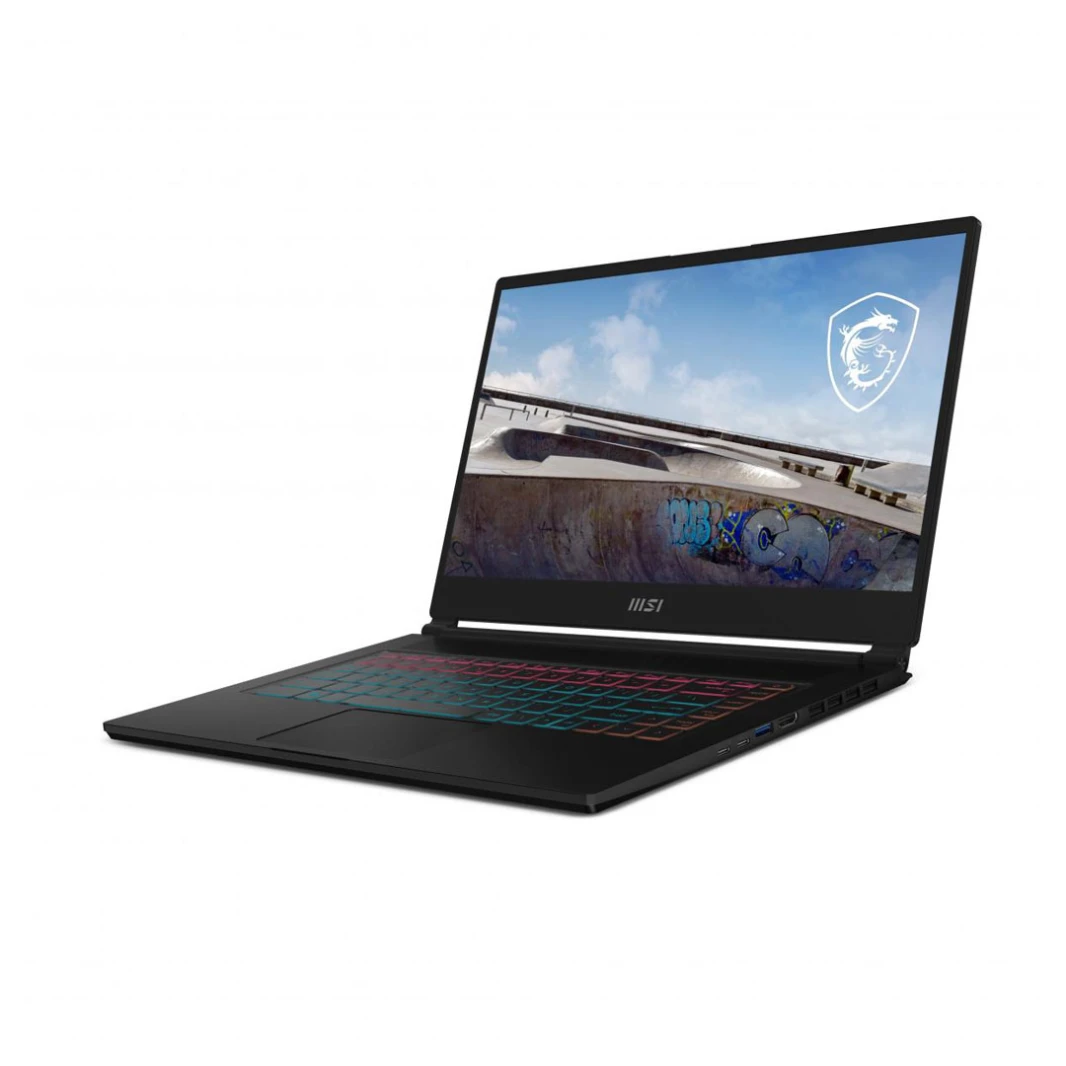 كمبيوتر محمول MSI Stealth 15M - Core i7 من الجيل الثاني، RTX 3060 6GB DDR6، نحيف للغاية