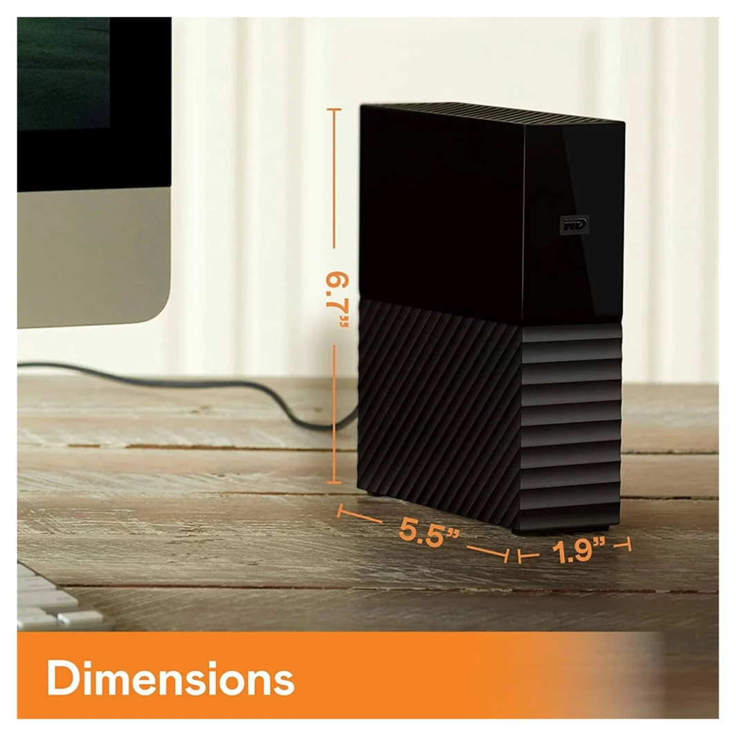 WD My Book 18TB: محرك أقراص ثابت خارجي لسطح المكتب | USB 3.0