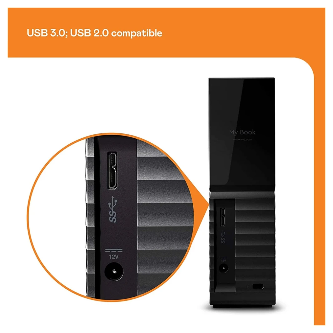 WD My Book 18TB: محرك أقراص ثابت خارجي لسطح المكتب | USB 3.0