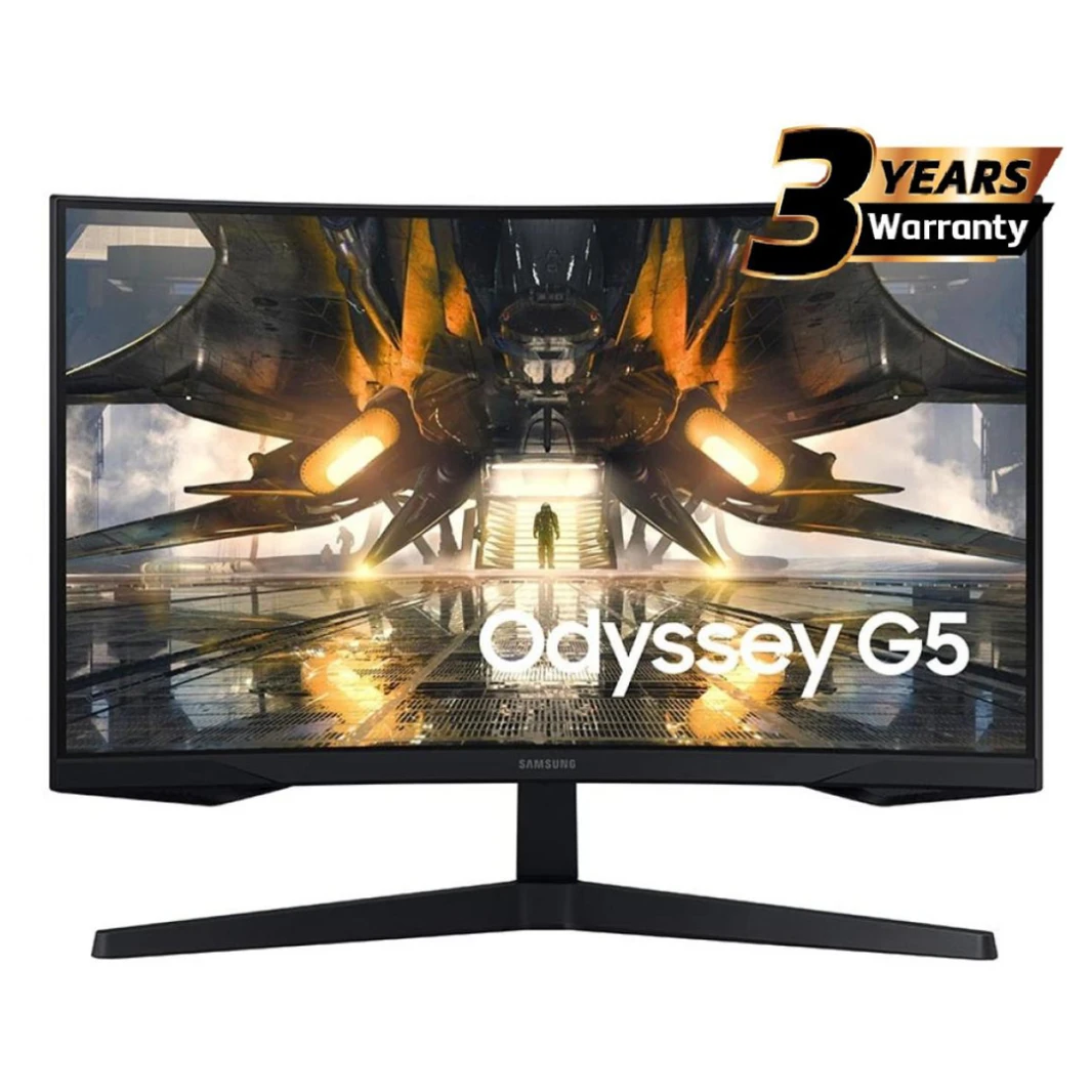 شاشة ألعاب منحنية Samsung Odyssey G5 (S32AG55) مقاس 31.5 بوصة بدقة 2K