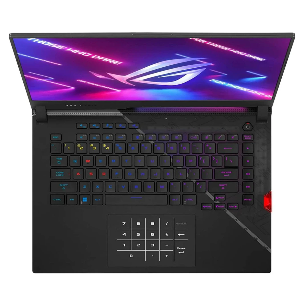 كمبيوتر محمول ASUS ROG Strix Scar 17 - Core i7، RTX 3060، 2K، 240Hz، + حقيبة ظهر ROG