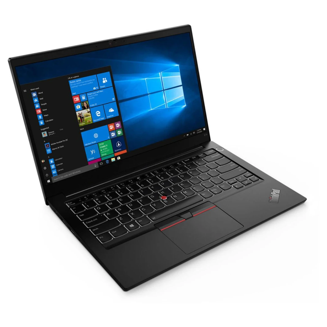 لاب توب لينوفو ثينك باد E14 - معالج i7، وذاكرة SSD سعة 16 جيجابايت، وبطاقة MX550