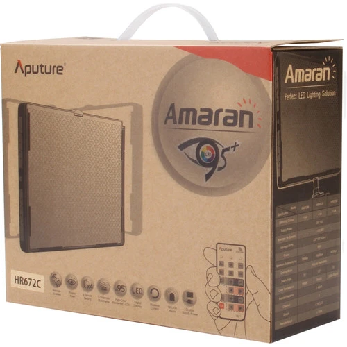 مصباح LED ثنائي اللون Aputure Amaran HR672C