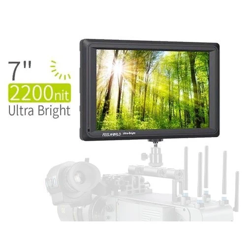 شاشة مراقبة ميدانية FEELWORLD FW279S مقاس 7 بوصات بدقة 4K ومنفذ HDMI 3G-SDI