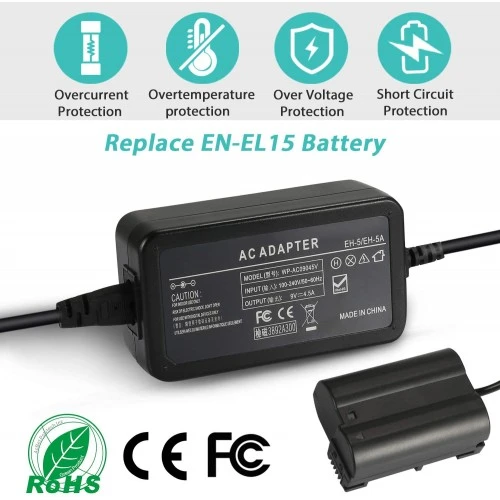 EP-5B Replacement AC Power Adapter Kit for Nikon