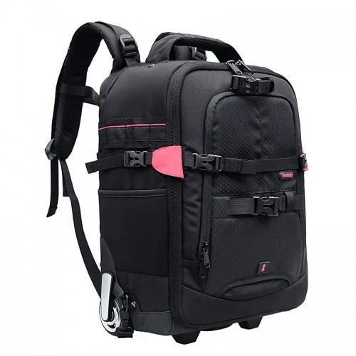 Rolling Camera Backpack Trolley Case