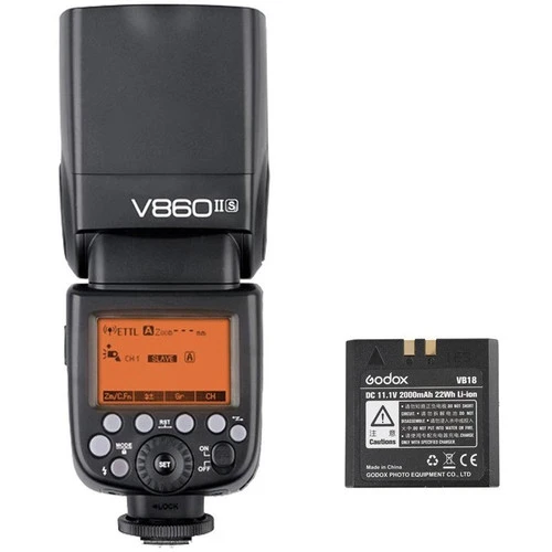 طقم فلاش Godox VING V860IIS TTL Li-Ion لكاميرات Sony