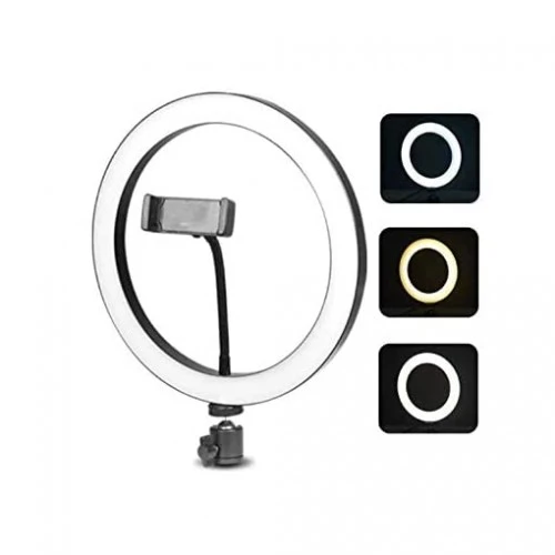 حلقة إضاءة LED مقاس 14 بوصة مع حامل