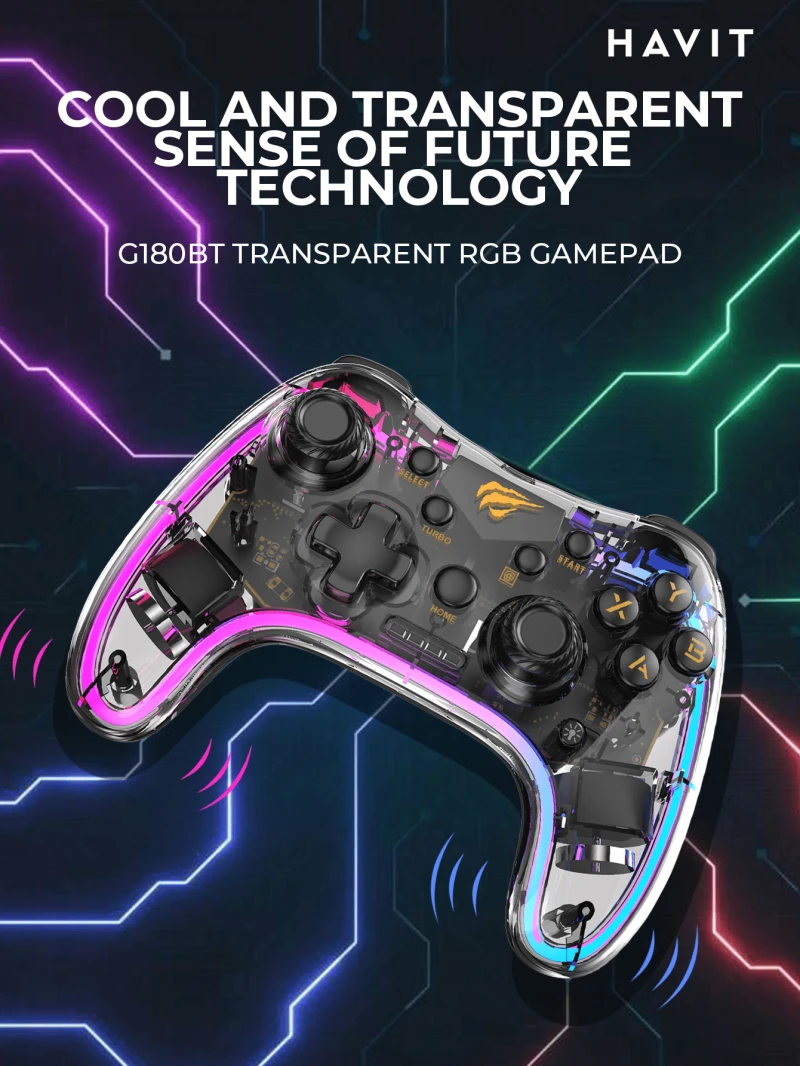 لوحة ألعاب Havit G180BT عالية الدقة سلكية RGB