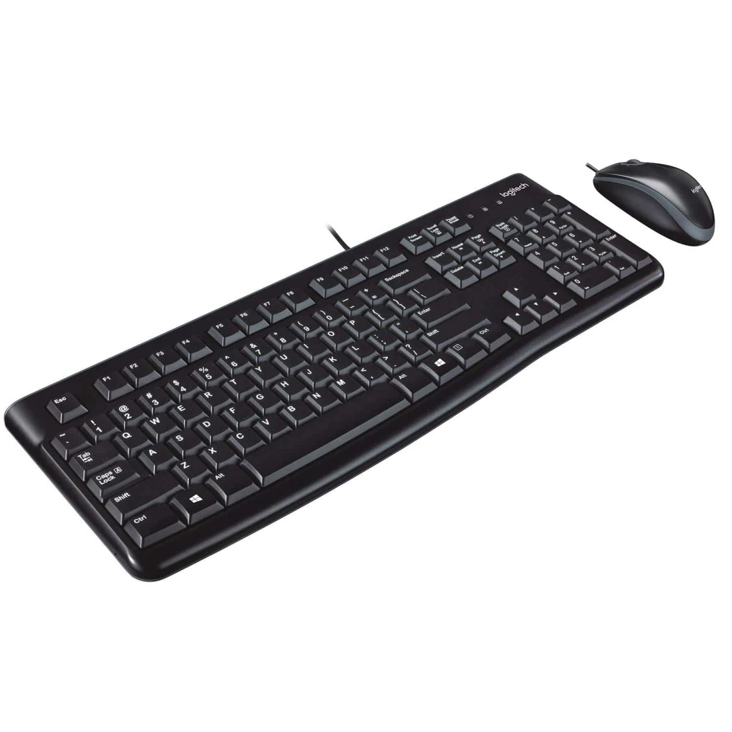 مجموعة لوحة المفاتيح والماوس المتينة Logitech MK120