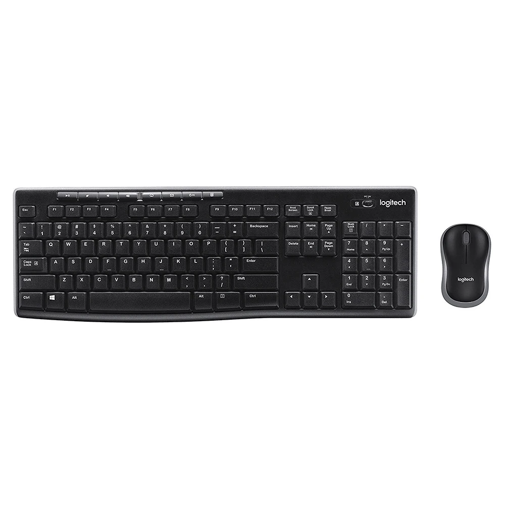 مجموعة لوحة المفاتيح والماوس اللاسلكية Logitech MK270