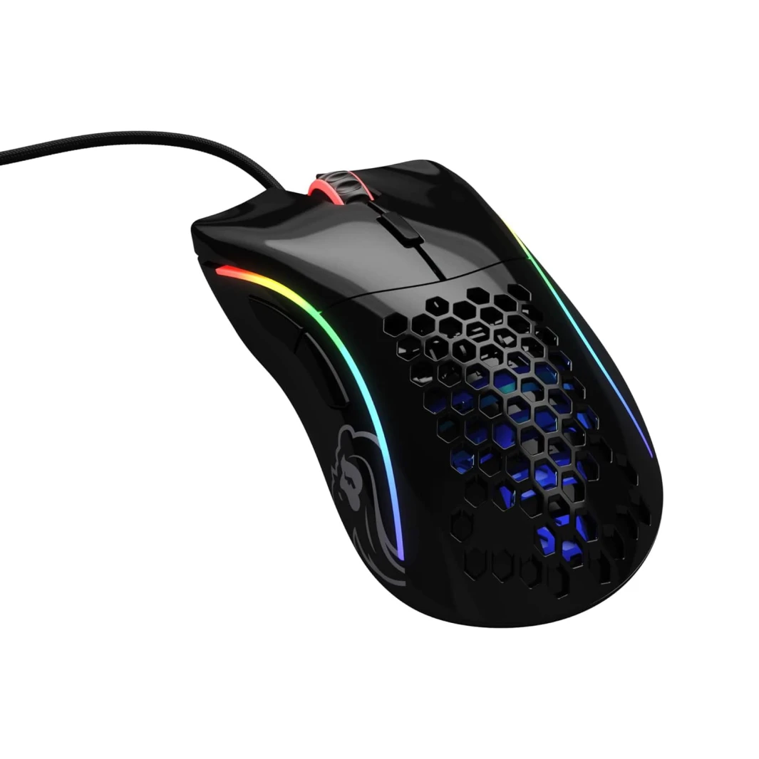ماوس الألعاب Glorious Model D 68g Superlight – أسود لامع