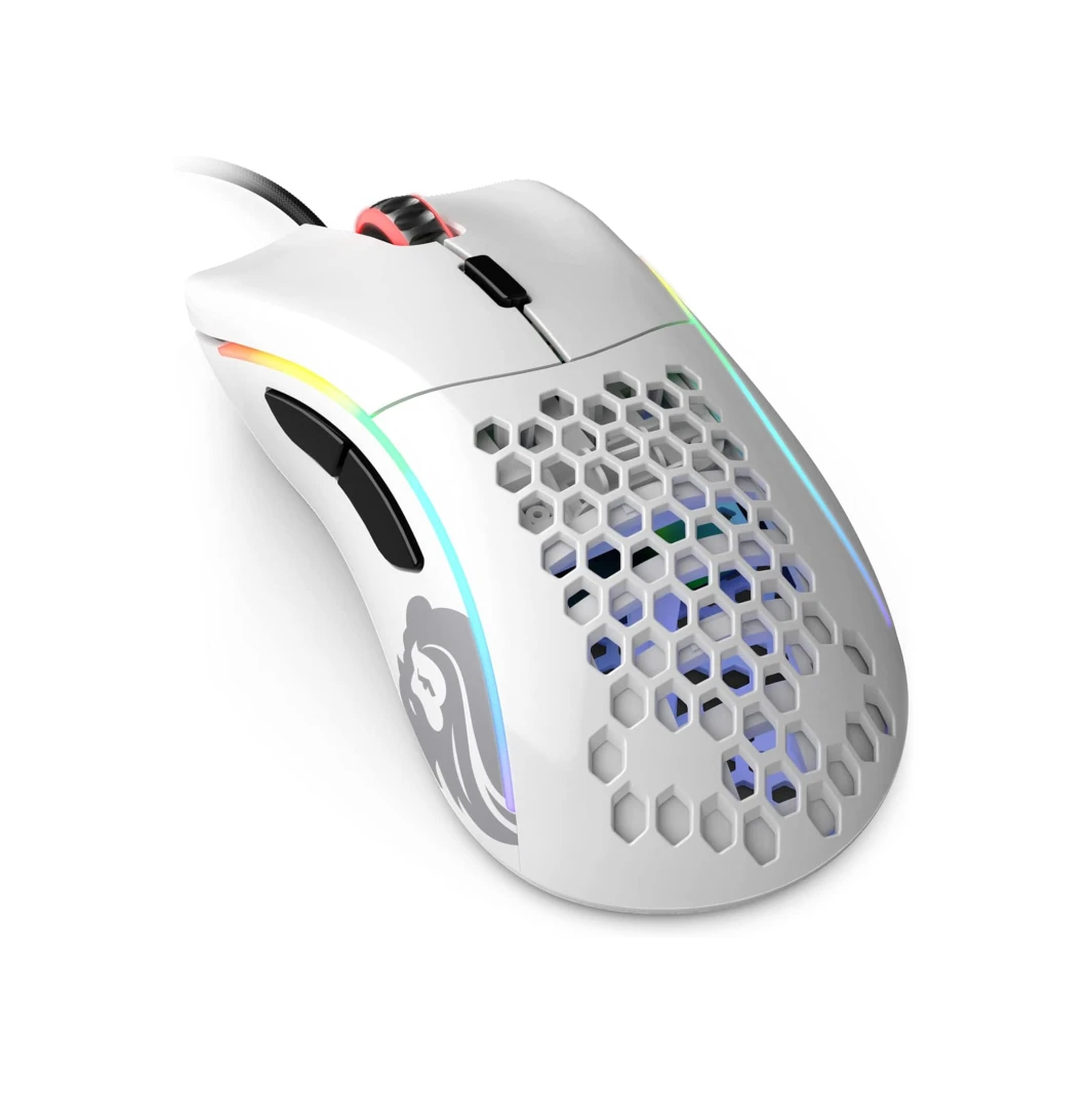 ماوس الألعاب Glorious Model D Minus 61g Superlight – أبيض لامع