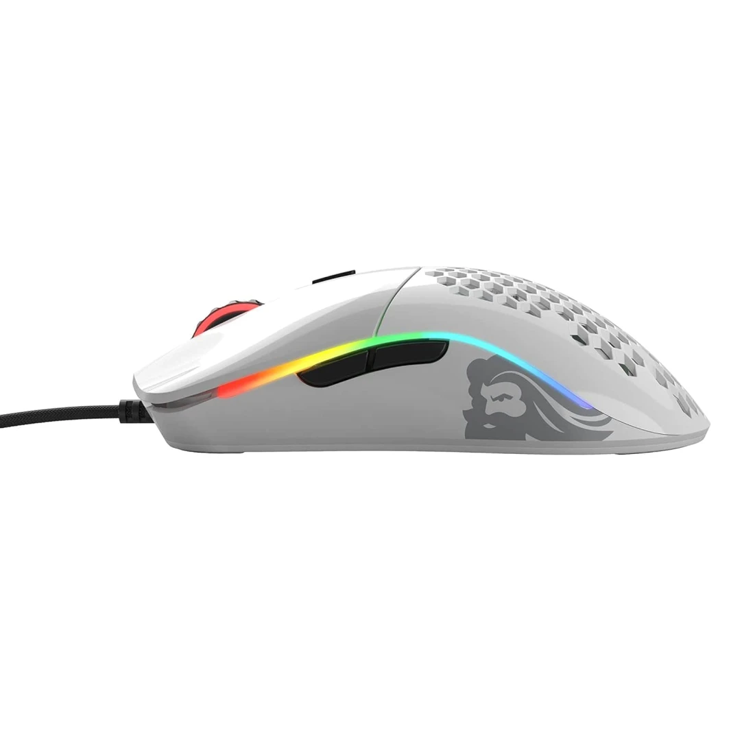 ماوس الألعاب Glorious Model O Minus 58g Superlight – أبيض لامع