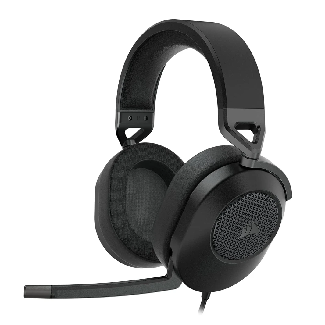 سماعة رأس للألعاب Corsair HS65 Dolby Audio 7.1 Surround Sound – كربون