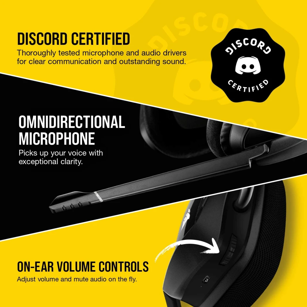 سماعة رأس Corsair Void RGB Elite اللاسلكية 7.1 Surround Sound للألعاب - كربون