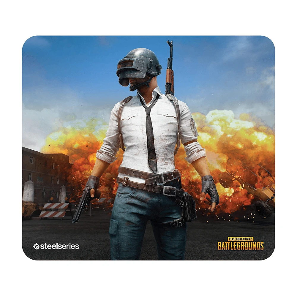 SteelSeries PUBG QcK+ Gaming Surface – Optimized for Gaming Sensors – Maximum Control (Erangel)