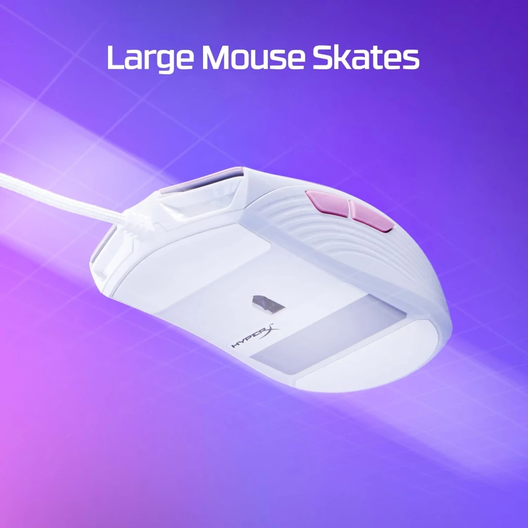 HyperX Pulsefire Core RGB Gaming Mouse – White Pink