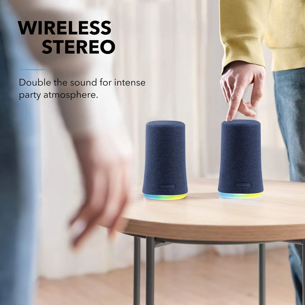 Anker Soundcore Flare Mini Bluetooth Speaker – Blue