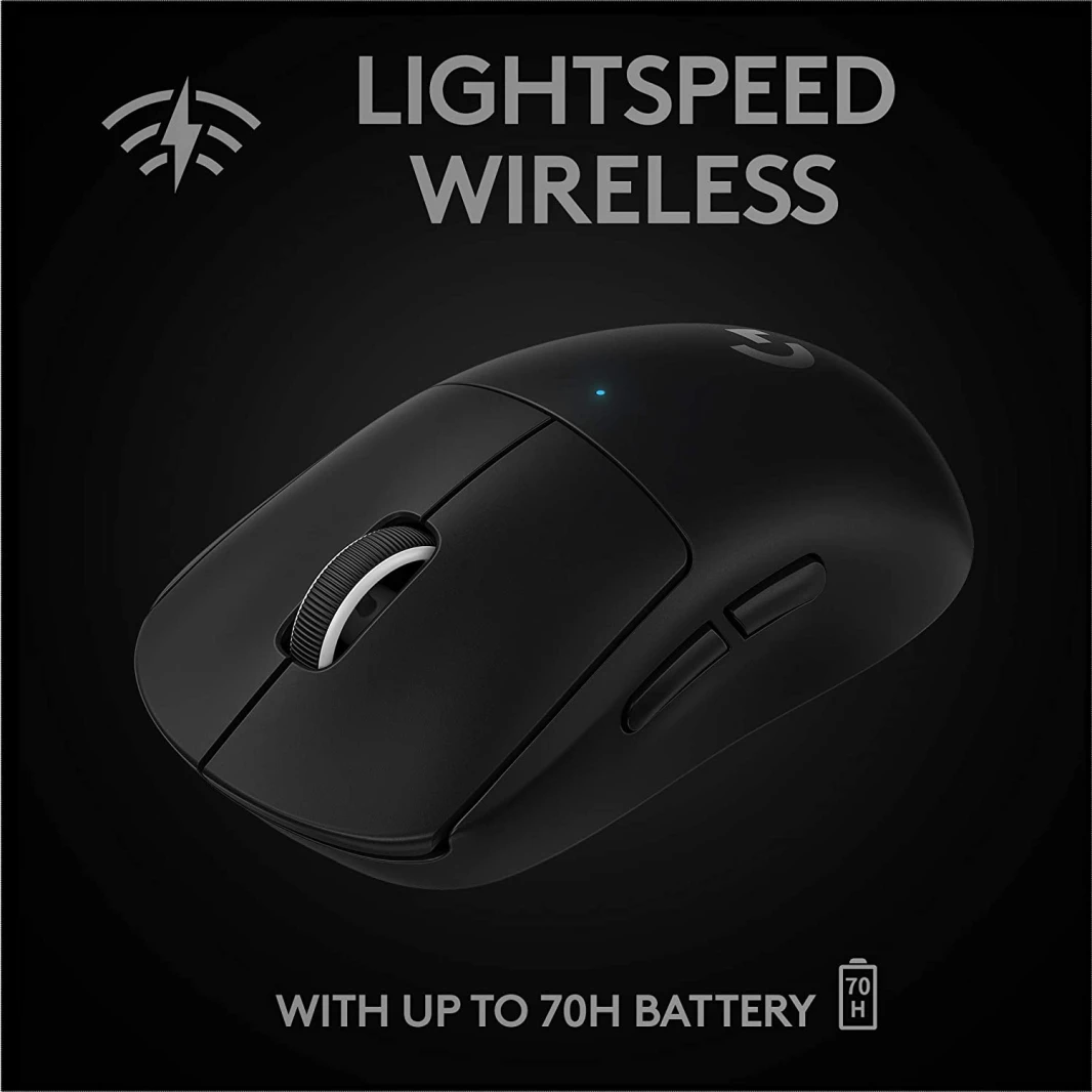 ماوس الألعاب اللاسلكي Logitech G PRO X SUPERLIGHT - أسود