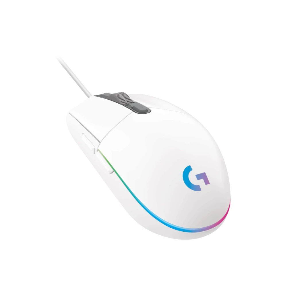 Logitech G102 Lightsync RGB 8,000DPI Gaming Mouse – White