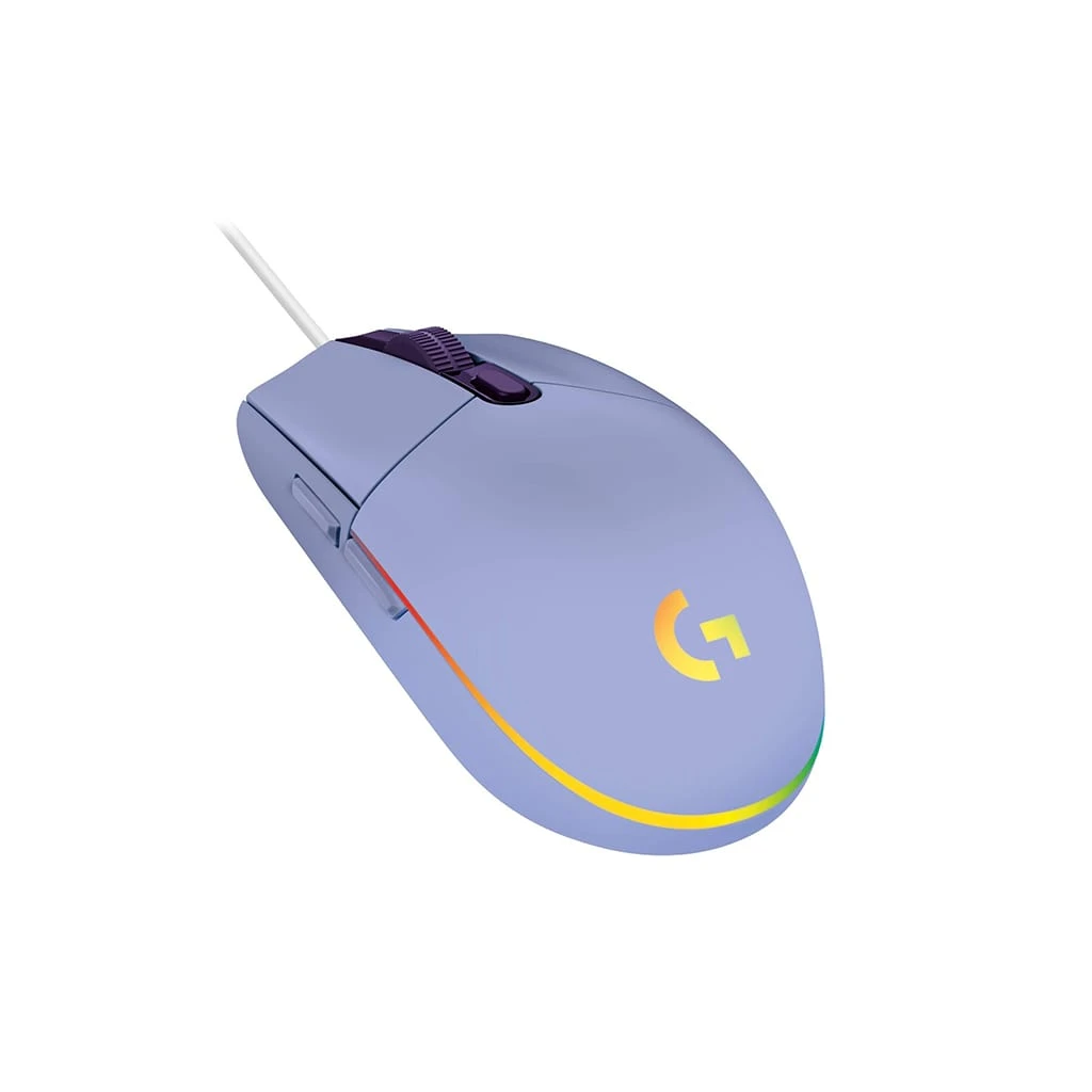 Logitech G203 Lightsync RGB 8,000DPI Gaming Mouse – Lilac