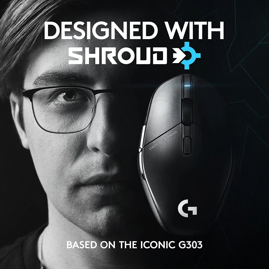 Logitech G303 Shroud Edition LIGHTSPEED Wireless Gaming Mouse