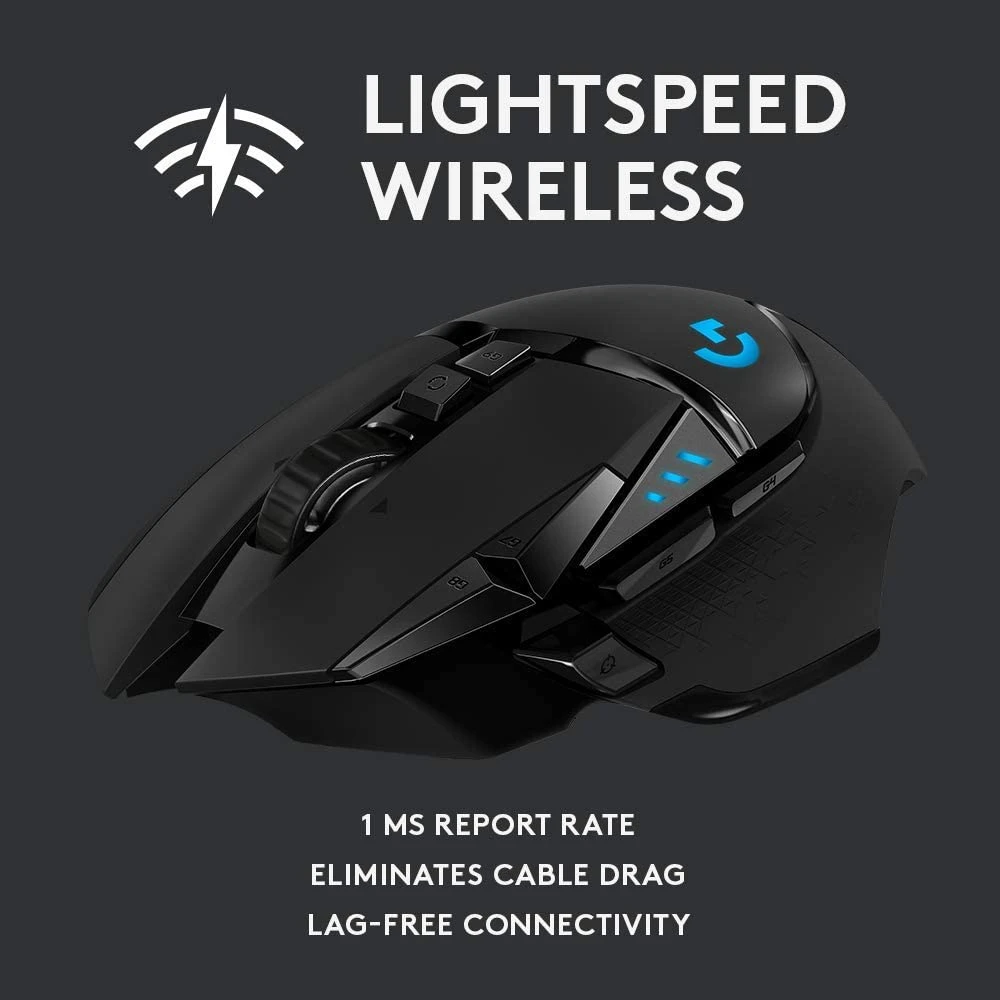 ماوس الألعاب اللاسلكي Logitech G502 HERO LIGHTSPEED RGB