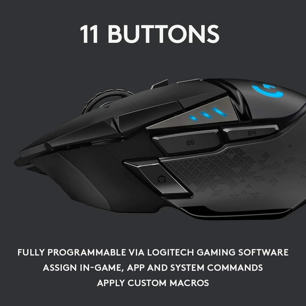 ماوس الألعاب اللاسلكي Logitech G502 HERO LIGHTSPEED RGB