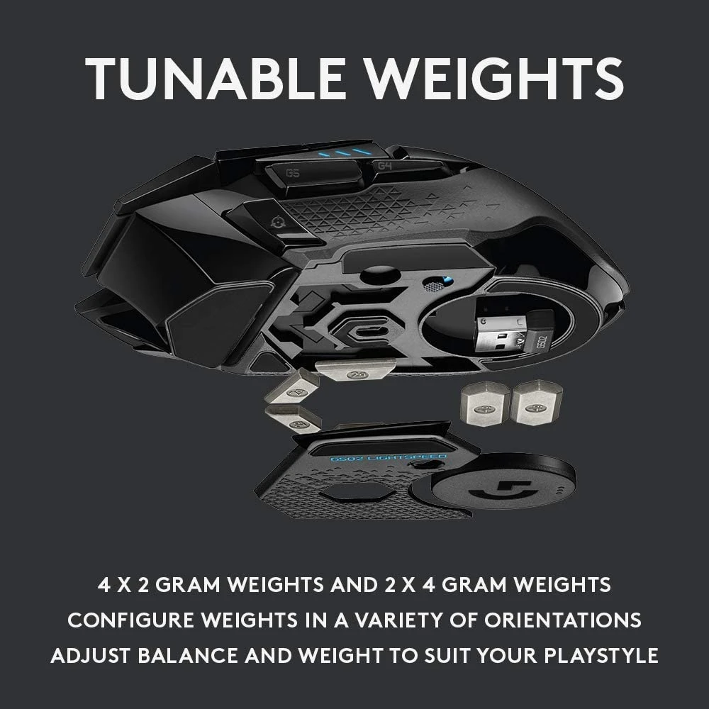 ماوس الألعاب اللاسلكي Logitech G502 HERO LIGHTSPEED RGB