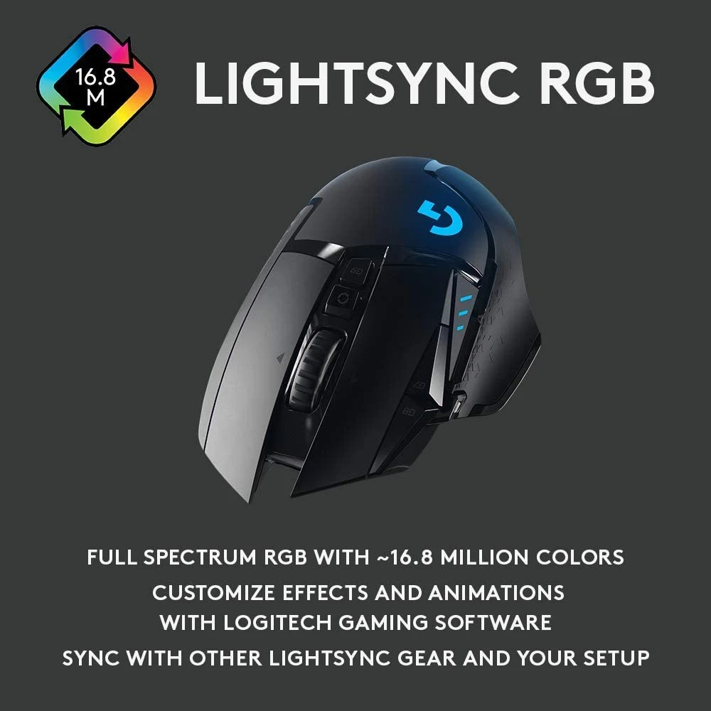 ماوس الألعاب اللاسلكي Logitech G502 HERO LIGHTSPEED RGB