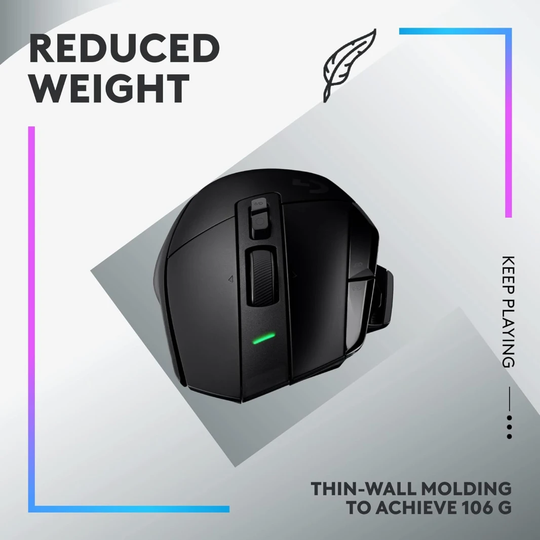 ماوس الألعاب Logitech G502 X Plus Lightspeed اللاسلكي RGB - أسود
