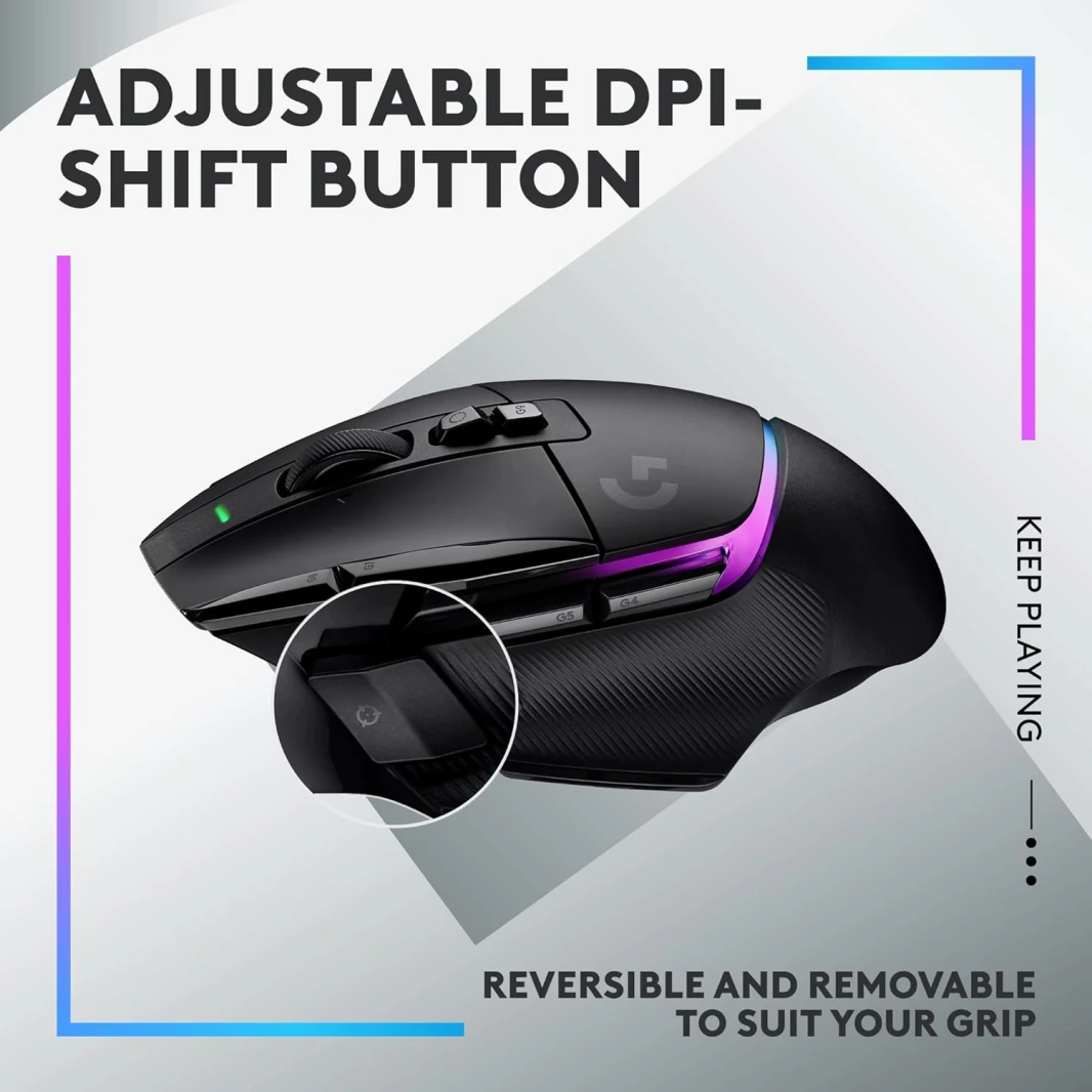 ماوس الألعاب Logitech G502 X Plus Lightspeed اللاسلكي RGB - أسود