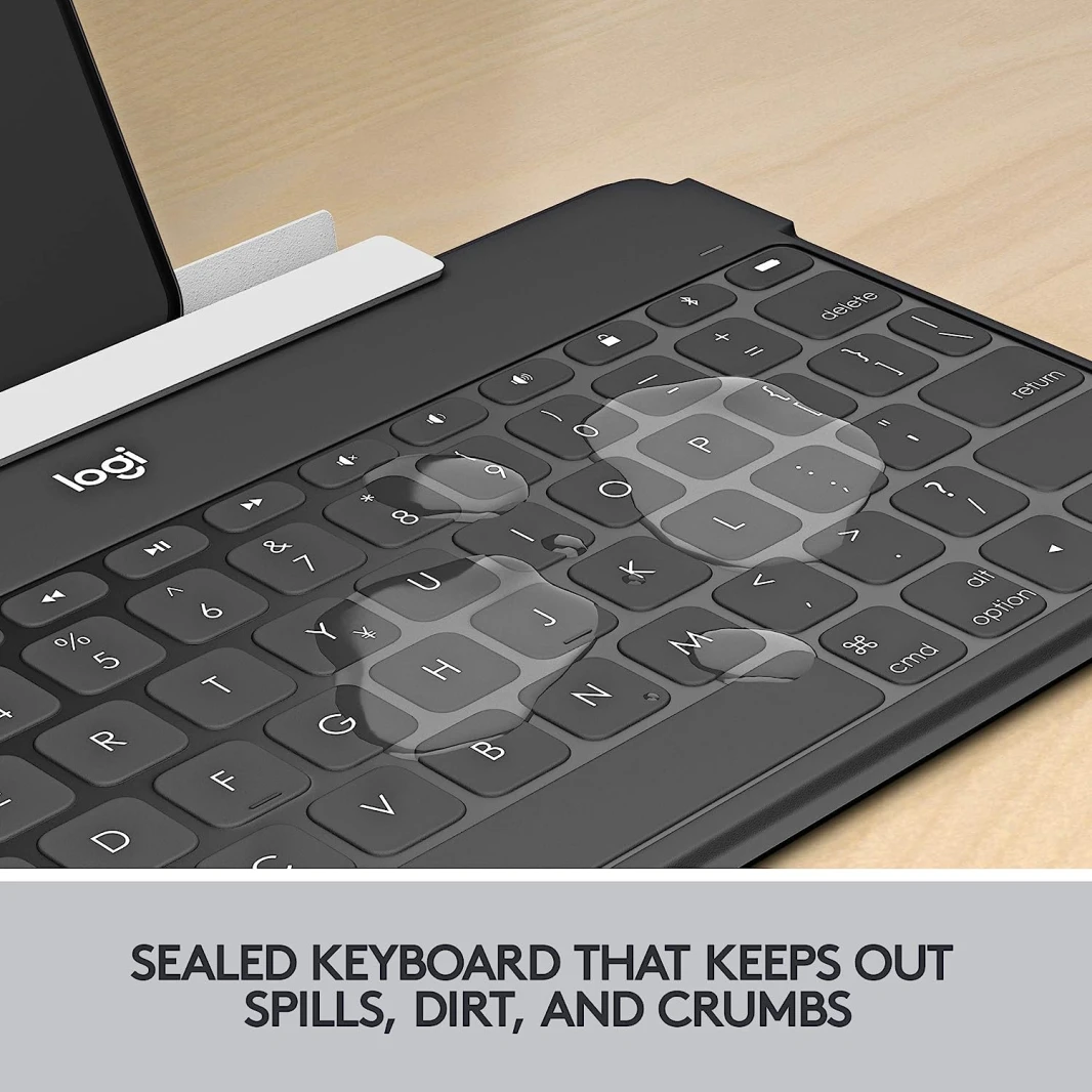 لوحة مفاتيح Logitech Keys To Go فائقة النحافة وخفيفة الوزن بتقنية البلوتوث - وردية
