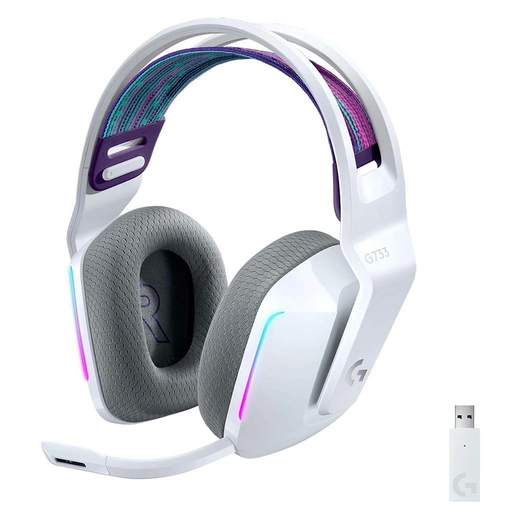 Logitech G733 LIGHTSPEED Wireless Gaming Headset – White