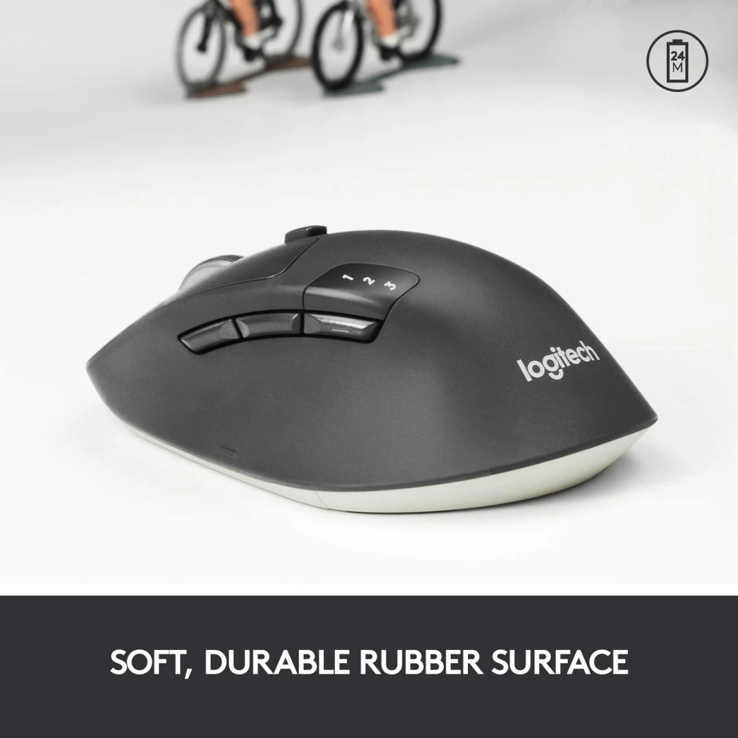 ماوس Logitech M720 اللاسلكي / بلوتوث Triathlon متعدد الأجهزة