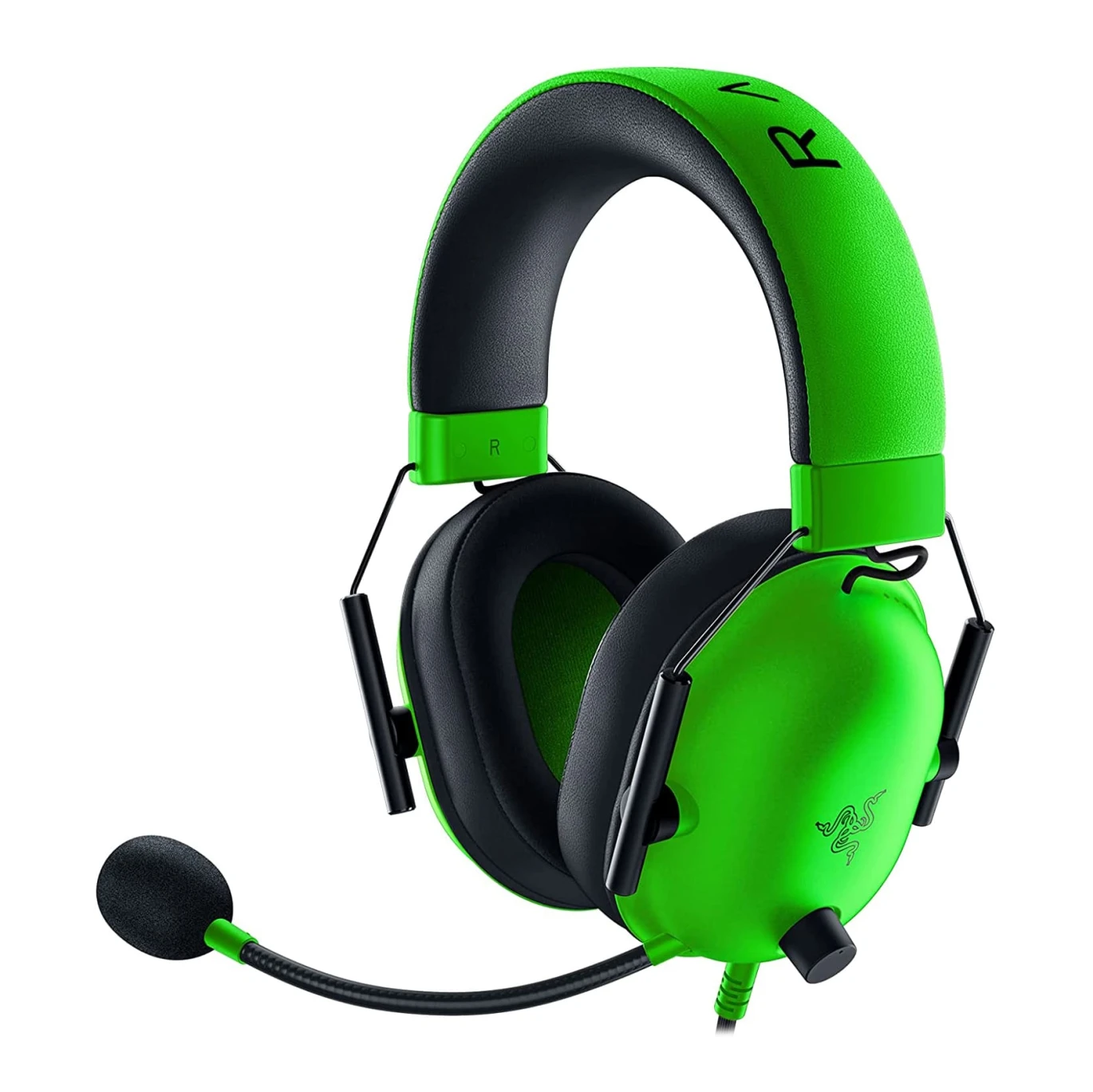 سماعة رأس Razer BlackShark V2 X 7.1 Surround Sound للألعاب - أخضر