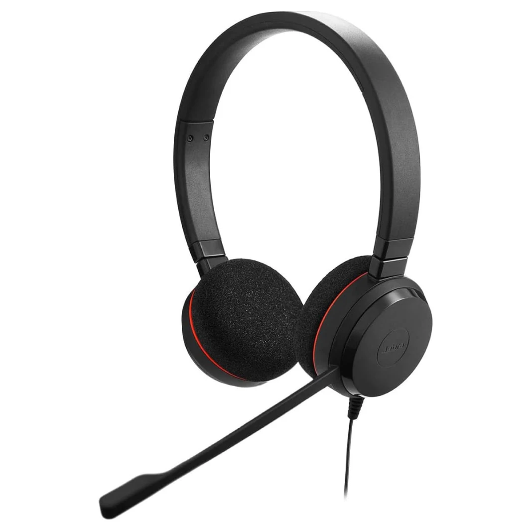 سماعة الرأس السلكية Jabra Evolve 20 UC USB Stereo الاحترافية للهاتف