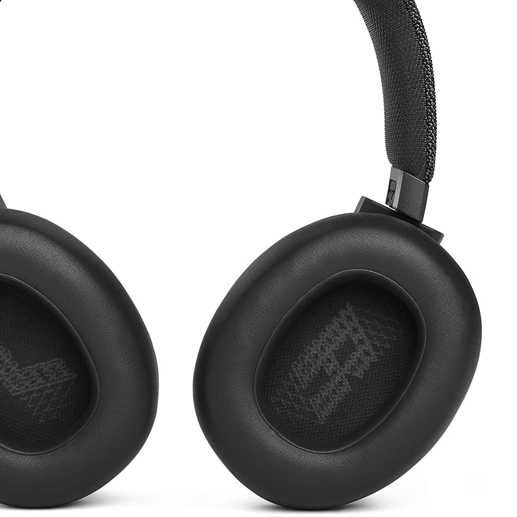 سماعات JBL Live 660NC اللاسلكية فوق الأذن مع خاصية إلغاء الضوضاء - أسود