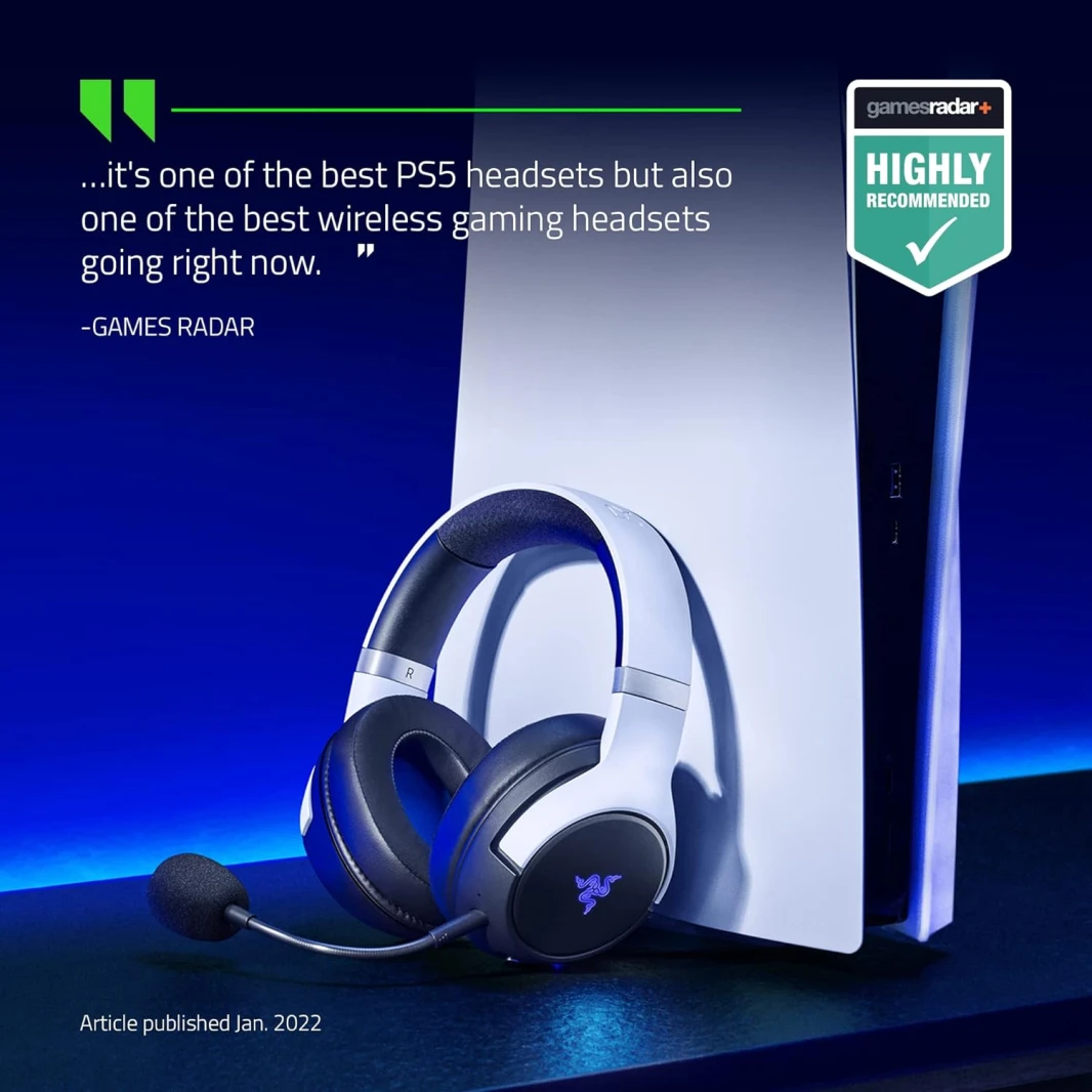 سماعة الألعاب Razer Kaira Pro RGB Dual Wireless مع Haptics