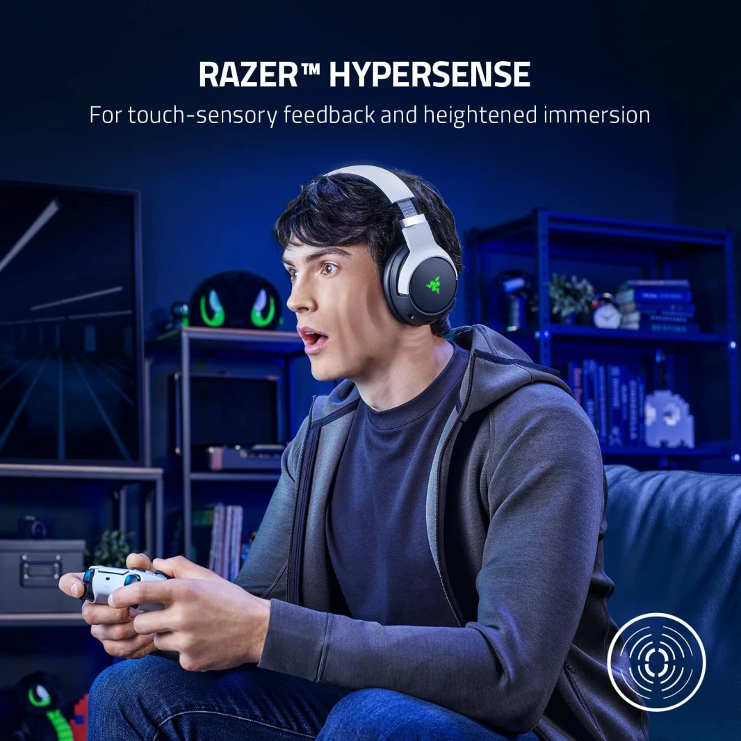 سماعة الألعاب Razer Kaira Pro RGB Dual Wireless مع Haptics