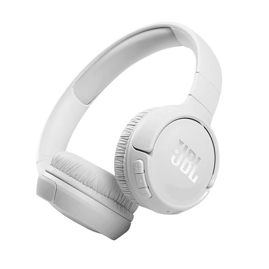 سماعة JBL T510BT اللاسلكية بتقنية البلوتوث - بيضاء