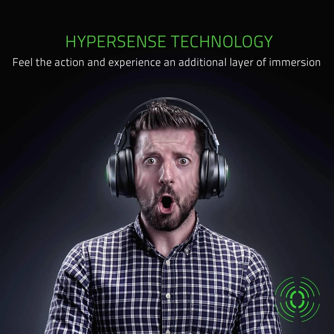 سماعة الألعاب Razer Nari Ultimate Wireless 7.1 Surround Sound THX Audio
