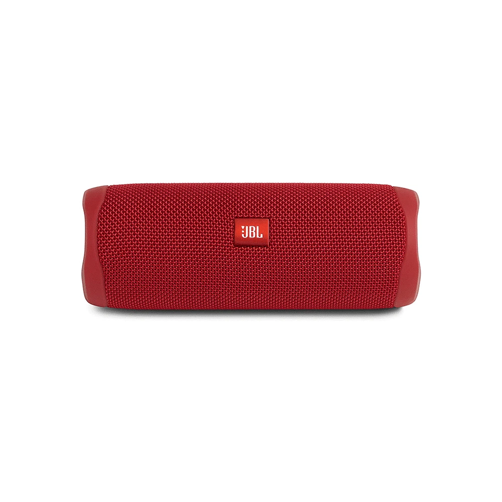 مكبر صوت JBL Flip 5 مقاوم للماء ومحمول بتقنية البلوتوث - أحمر