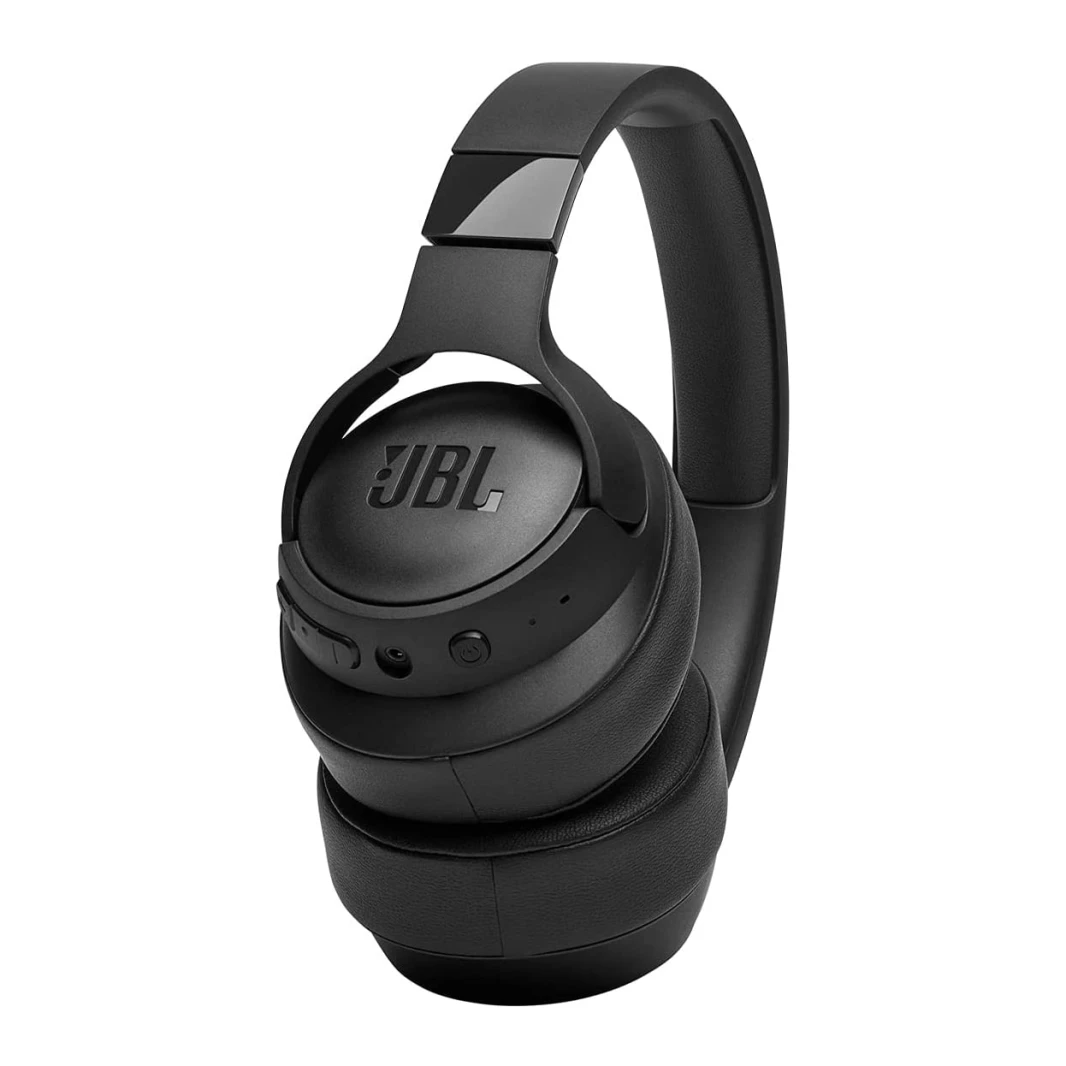 سماعة JBL Tune 710BT اللاسلكية فوق الأذن - أسود