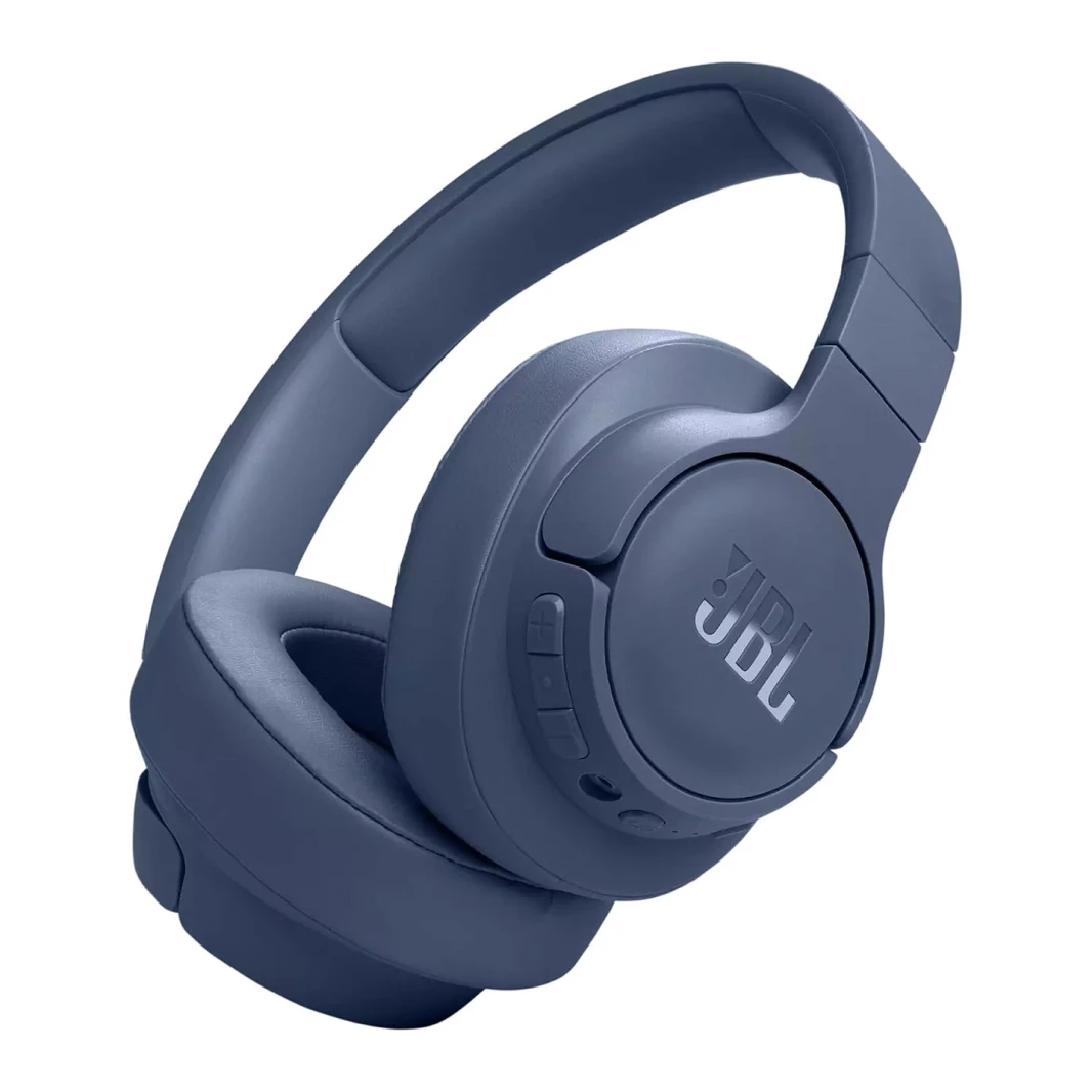 JBL Tune 770NC Wireless Adaptive Noise Cancelling Over-Ear Headset – Blue