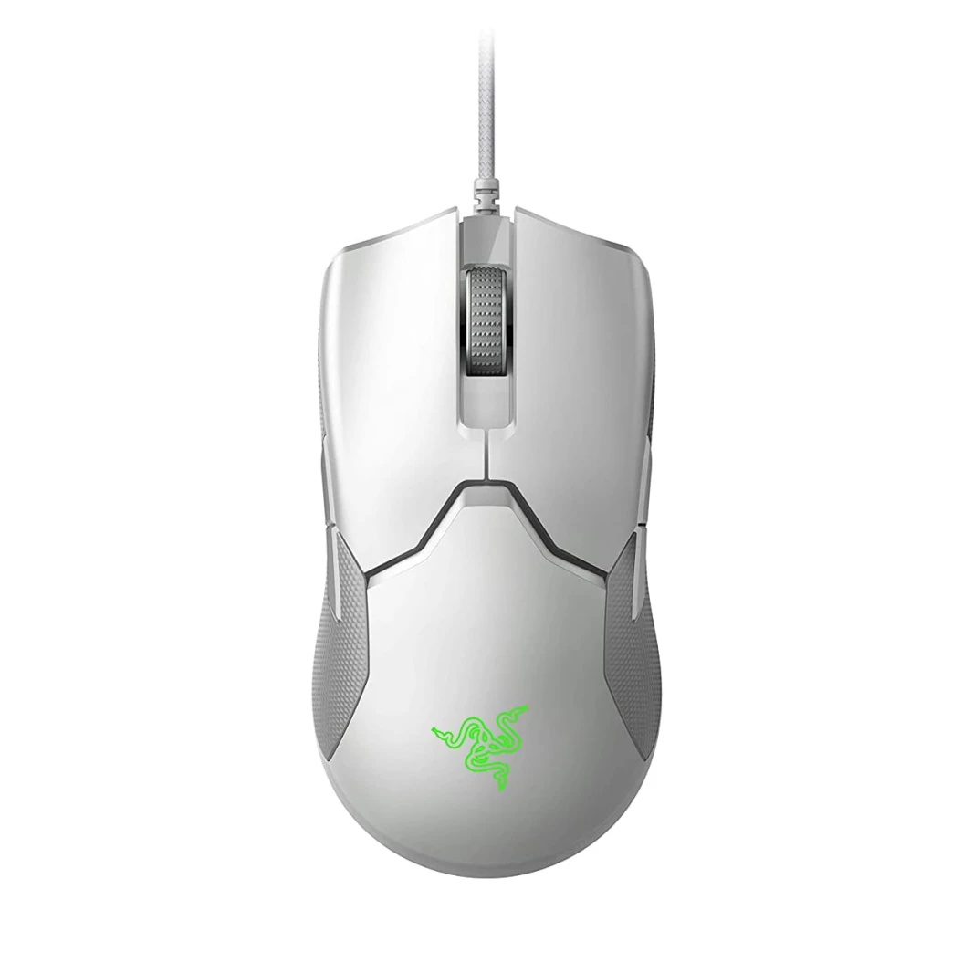 ماوس الألعاب Razer Viper Ultralight Ambidextrous Wired Gaming Mouse – Mercury White