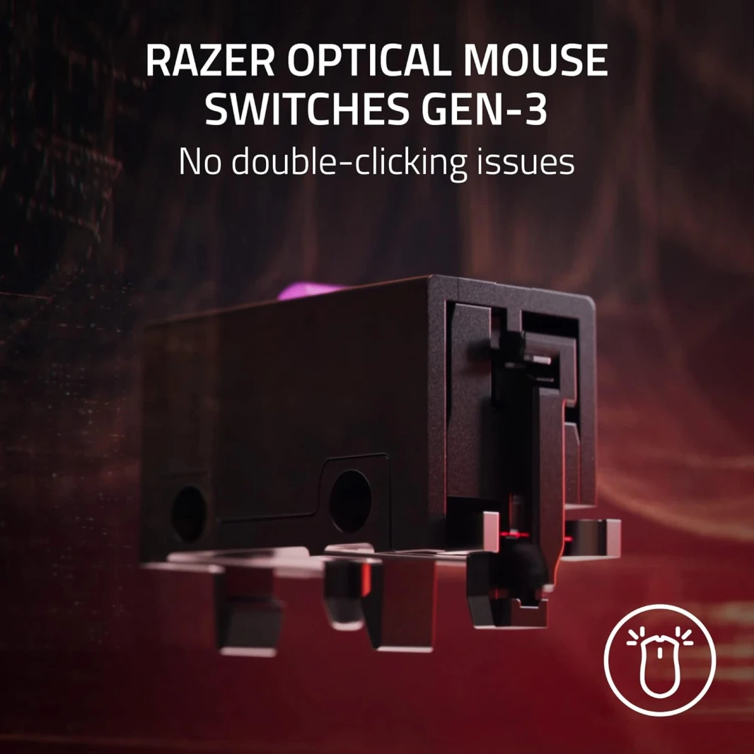 ماوس الألعاب اللاسلكي خفيف الوزن Razer Viper V2 Pro HyperSpeed ​​58g - أسود