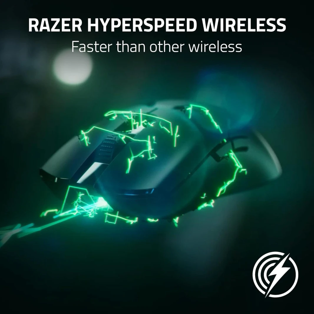 ماوس الألعاب اللاسلكي خفيف الوزن Razer Viper V2 Pro HyperSpeed ​​58g - أسود